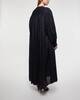 RÓHE Dress Pleated Ramie  Black 38
