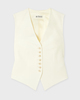 RÓHE Vest Shaped Waistcoat Offwhite 38