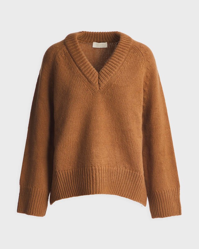 Wakakuu Icons Tröja Glenco Wool Cashmere Camel XS