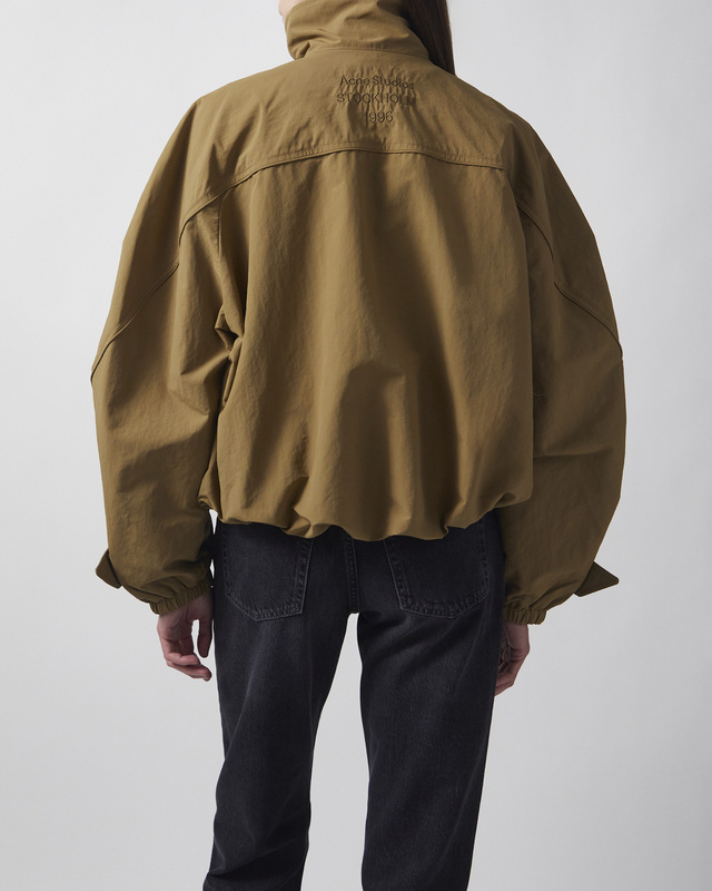Acne Studios Jacket Nylon Logo Dark Green 38