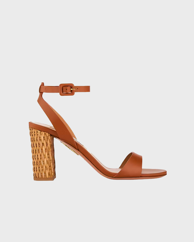 Aquazzura Klackskor Sunseeker Sandal Tobacco EUR 41