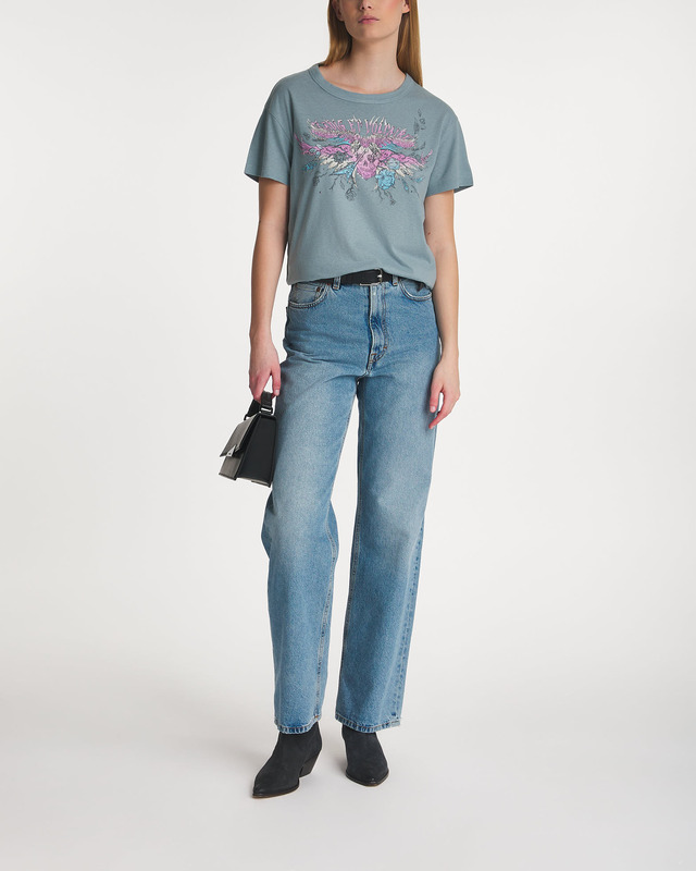 Zadig&Voltaire T-shirt Marta Concert Diamanté Oyster XS