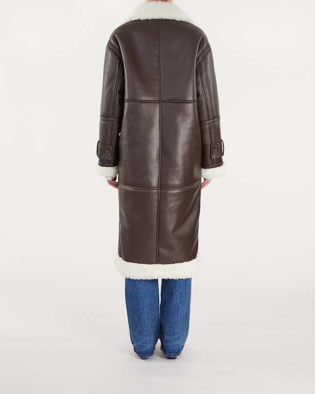 STAND STUDIO Kappa Hayley Coat Mörkbrun 40