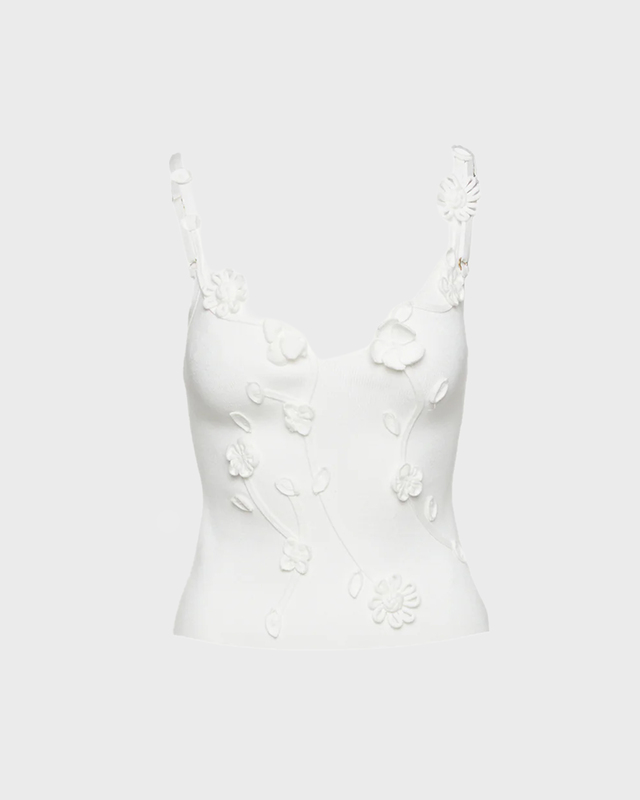 Cult Gaia Topp Emiliana Offwhite L