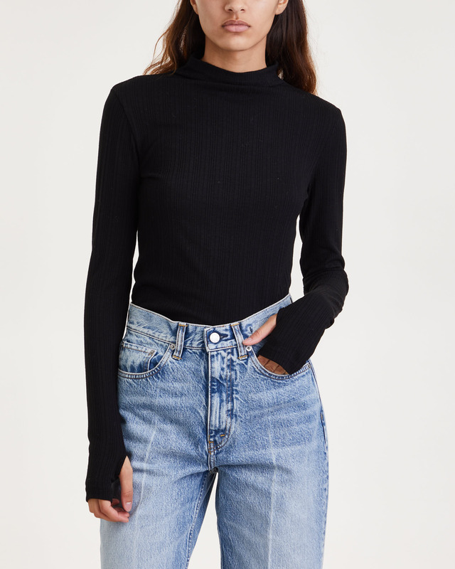 Turtleneck svart discount