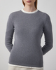 LISA YANG T-shirt Long Sleeve Vivian Cashmere Cloud 0 (XS-S)