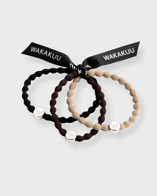 Wakakuu Hair Tie 3-Pack Multicolor ONESIZE