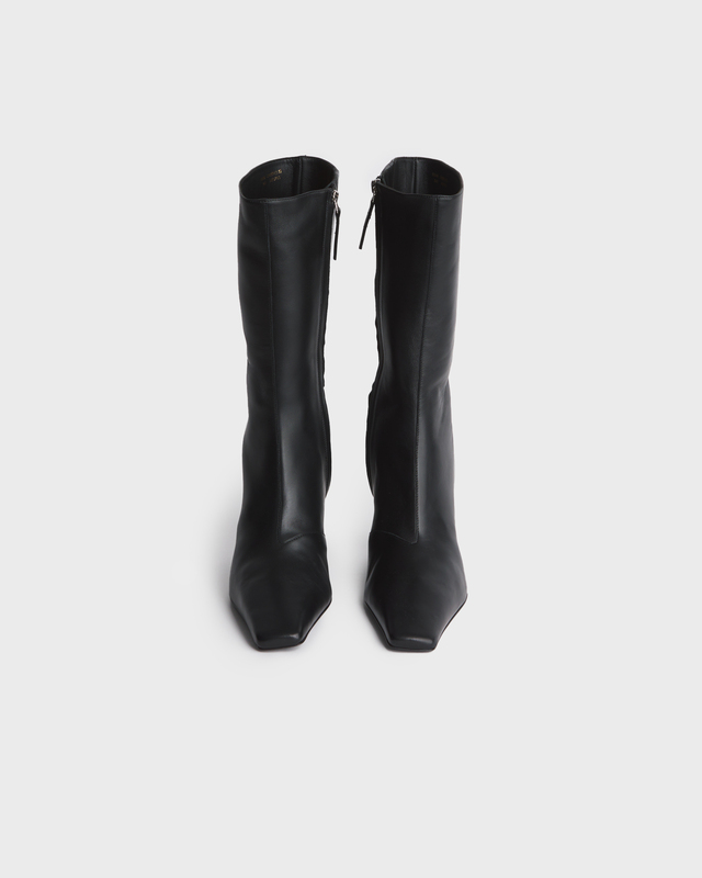 Acne Studios Boots Wedge Leather Black EUR 39