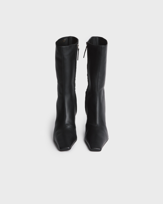 Acne Studios Boots Wedge Leather Svart EUR 39