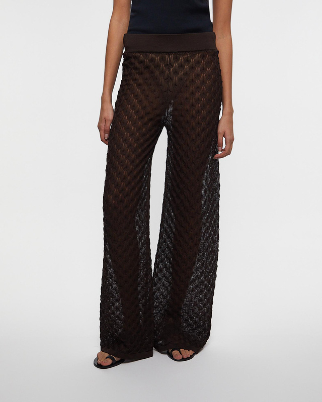 Malina Byxor Alissa Knitted Chocolate L