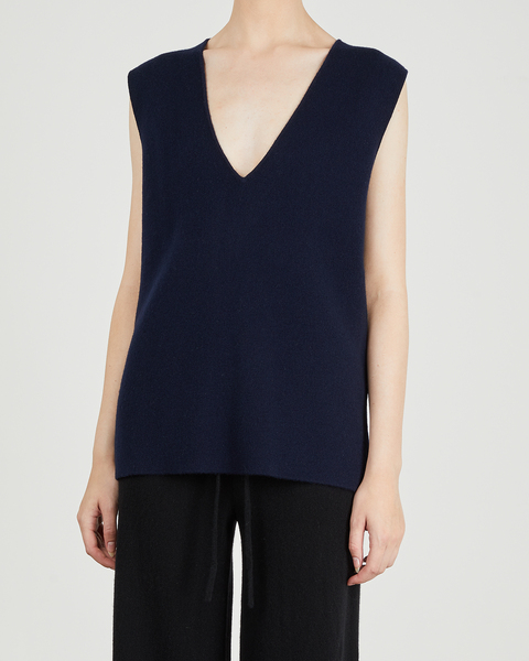 Cashmere Vest Jonna Navy 1