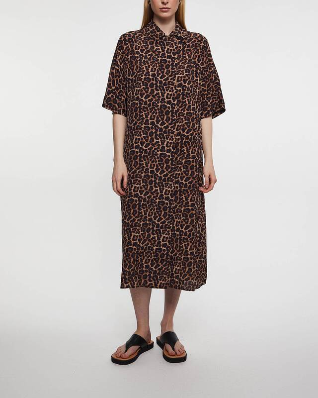 ANINE BING Klänning Julia Leopard Leopard S