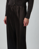 Almada Trousers Bias Satin Pants Chocolate XS