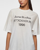 Acne Studios T-Shirt Logo Relaxed Crewneck Dusty pink/khaki M