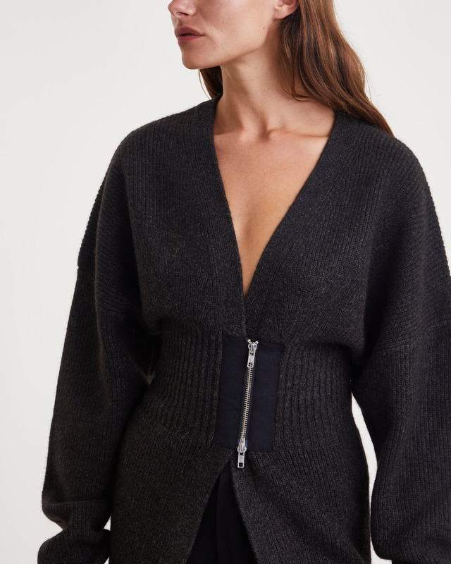 HOPE Kofta Spade Zip Mörkbrun 38