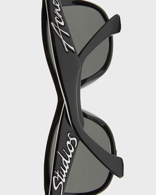Acne Studios Sunglasses Square-Frame Black ONESIZE