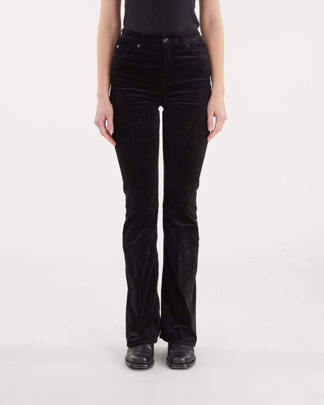 7 For All Mankind Lisha Velvet Jeans  Black 27