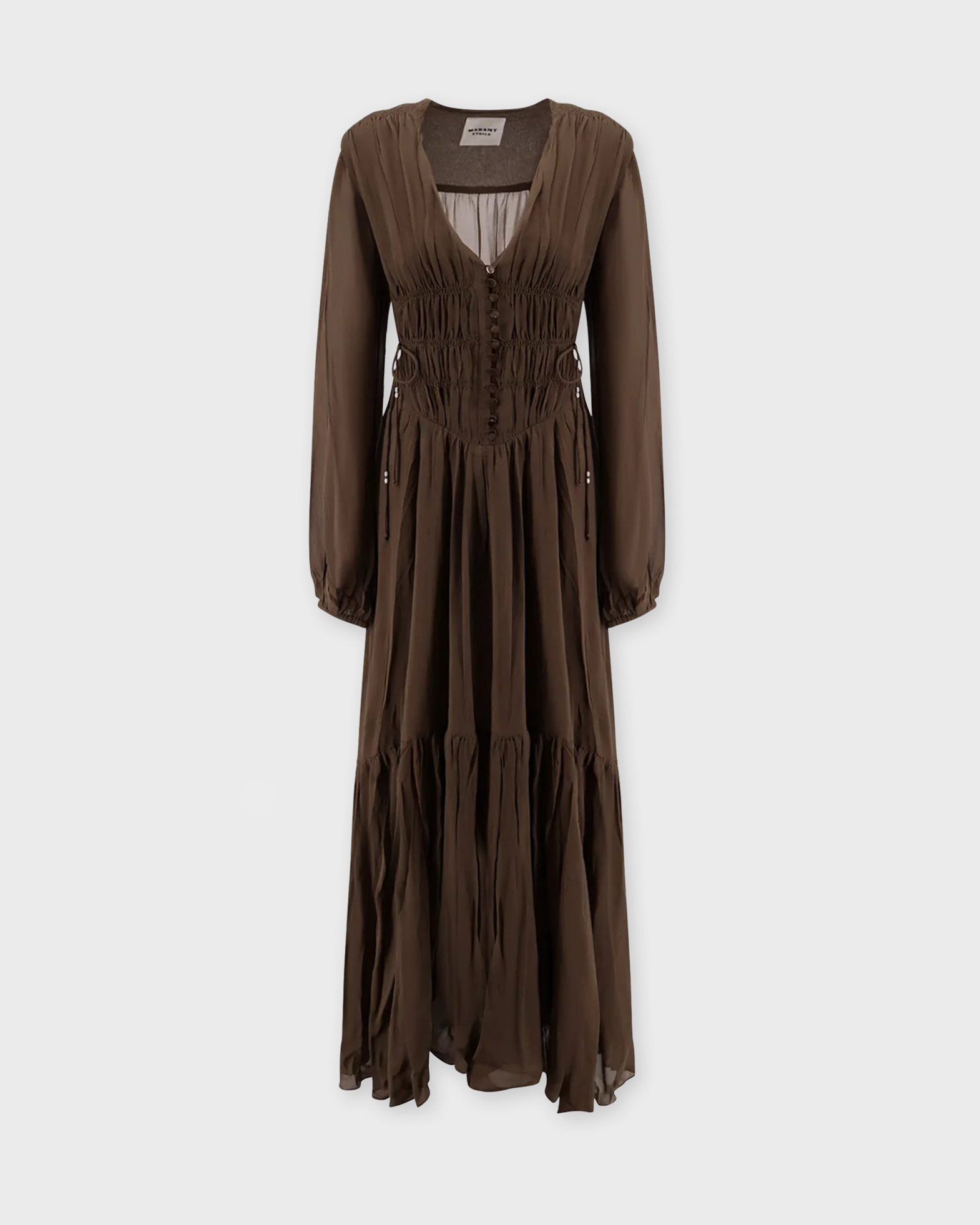 Isabel Marant Étoile Klänning Briane Khaki FR 38 (EUR 36)