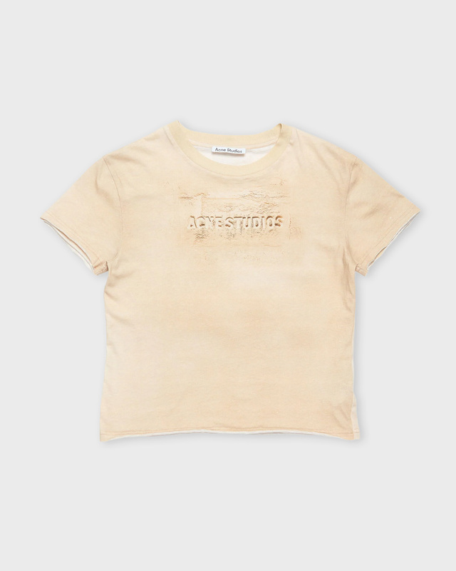 Acne Studios T-shirt Graphic Logo Sand S