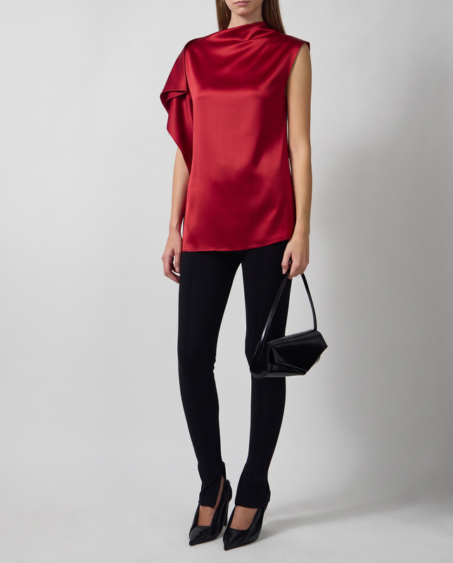 Sportmax Vest Woven Ruby IT 42 (EUR M)