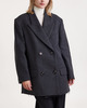 Acne Studios Kavaj Double Breasted Wool  Grå/svart XXS/XS