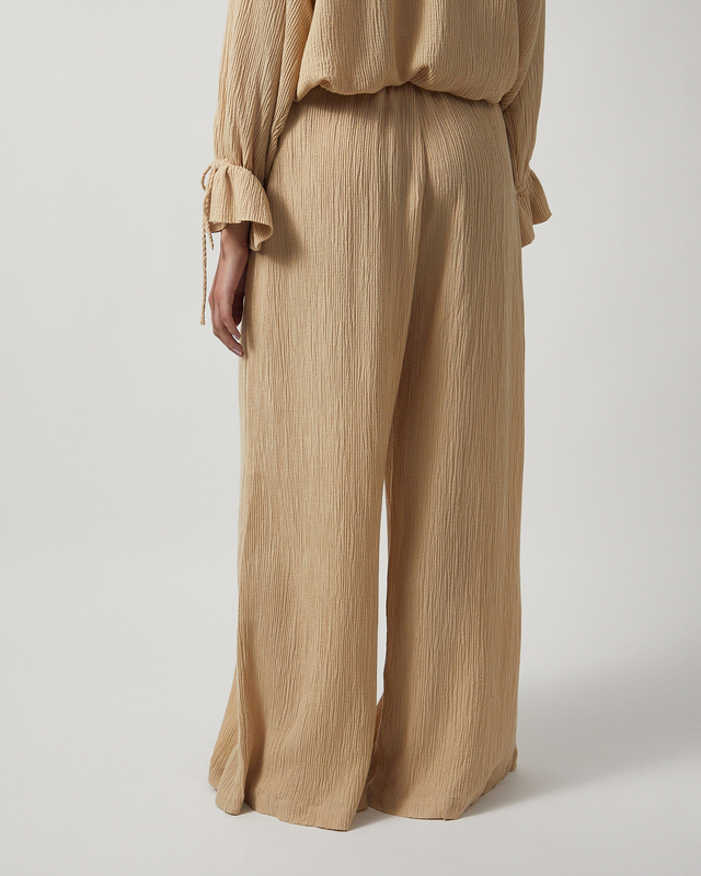 By Malene Birger Pants Pisca Weave Sand 40