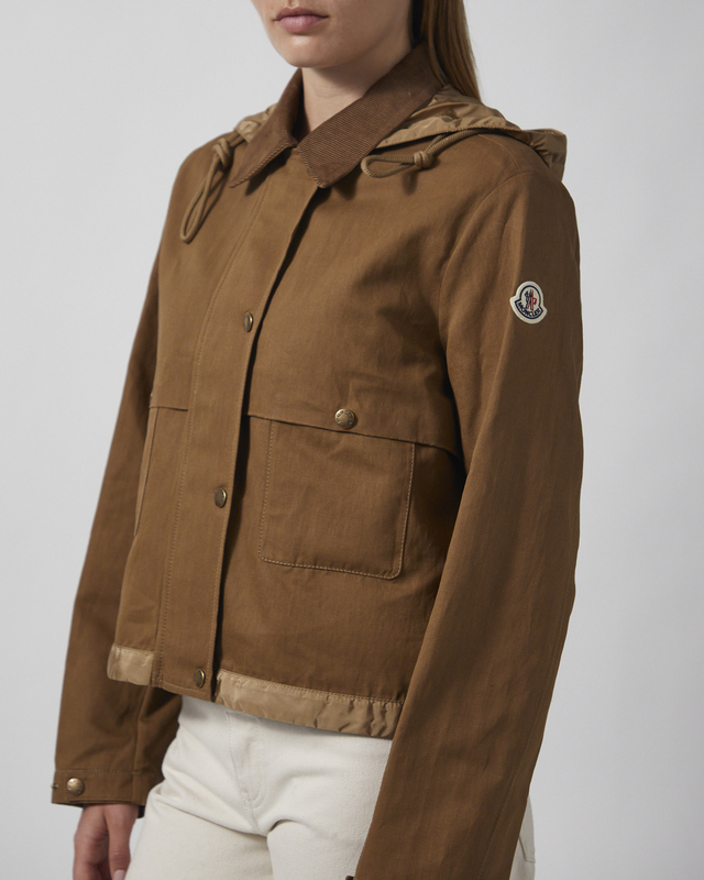 Moncler Jacket Aconitum Brown MONCLER 1 (S)