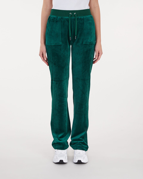 Trousers Del Ray Classic Velour  Green 1