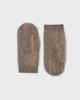 LISA YANG Brushed Mittens Cashmere Brun ONESIZE