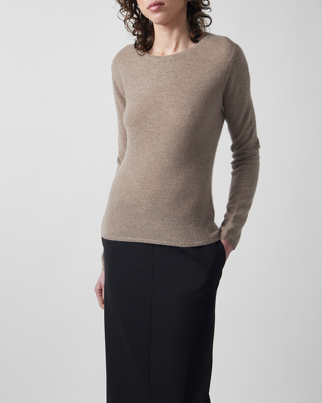 Almada Label  Sweater Awa Crewneck Cashmere Nougat XS