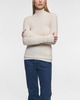 Jil Sander Tröjor High Neck & Crewneck Double Layer Bone XS