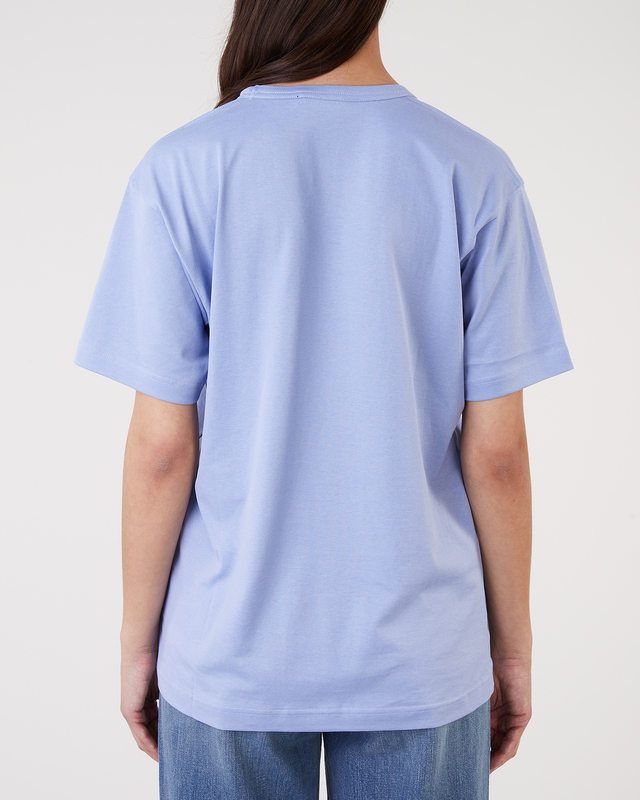 Acne Studios T-shirt Nash Face Ljuslila XXS