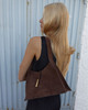 Liffner Bag Pointy Shoulder Mörkbrun ONESIZE