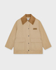 Ganni Jacket Heavy Twill Midi Beige L-XL