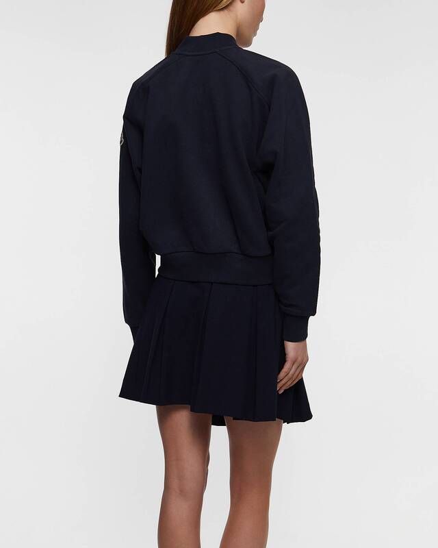 Moncler Kofta Zip-Up Cotton Fleece  Navy M