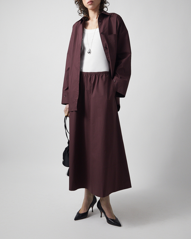 By Malene Birger Skirt Pheobes Aubergine 34