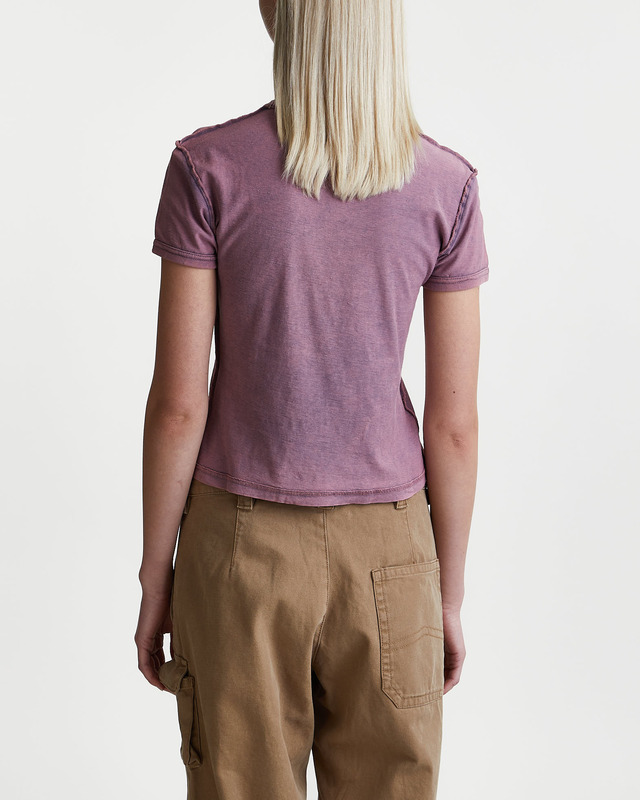 Acne Studios T-Shirt Logo Slim Pink XS