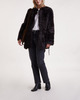 Zimmermann Jacket Luminosity Shearling  Chocolate M-L