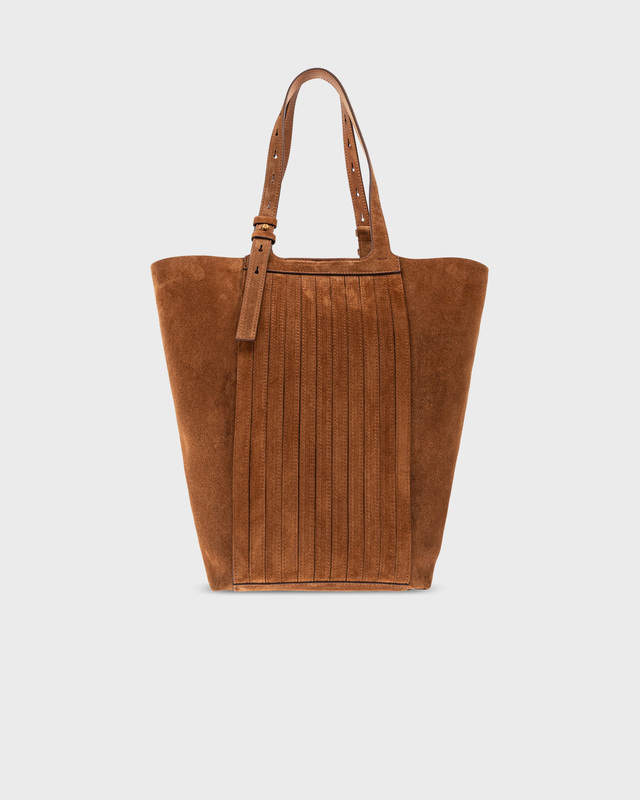 Golden Goose Deluxe Brand Bag Fringed Palmellato Leather Brun ONESIZE