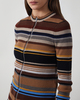 Acne Studios Kofta Striped Wool Brun L