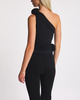 Magda Butrym Top One Shoulder T-Shirt Black FR 36 (EUR 34)