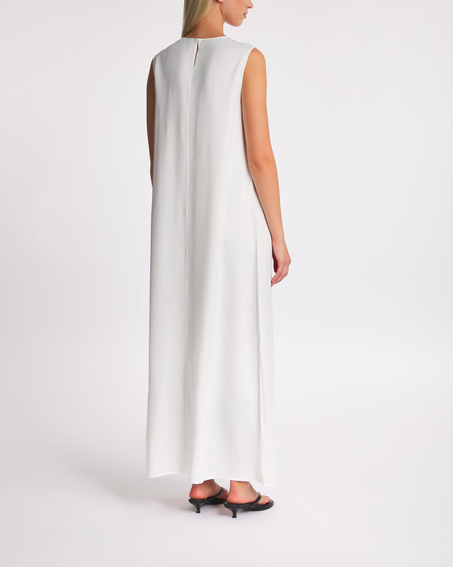 RÓHE Dress Sleeveless Fluid Satin Creme 34