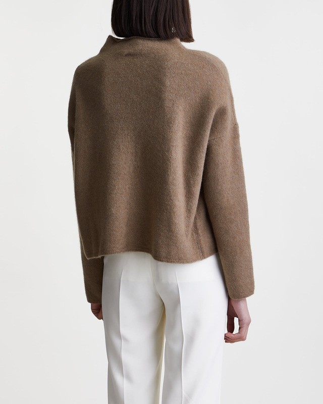 Filippa K Sweater Mika Yak Funnelneck Taupe S