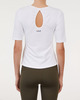 Casall Top Rib Tee White 40