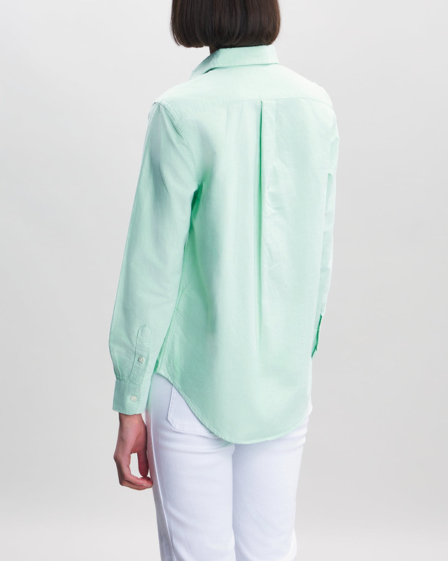 Polo Ralph Lauren Shirt Long Sleeve Button Front Green M