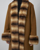 Malina Kappa Anouk Yve Faux Fur Wool Camel 36