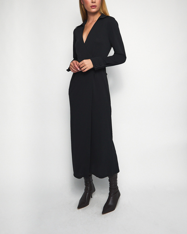 Wakakuu Icons Klänning Marais Wrap Svart S