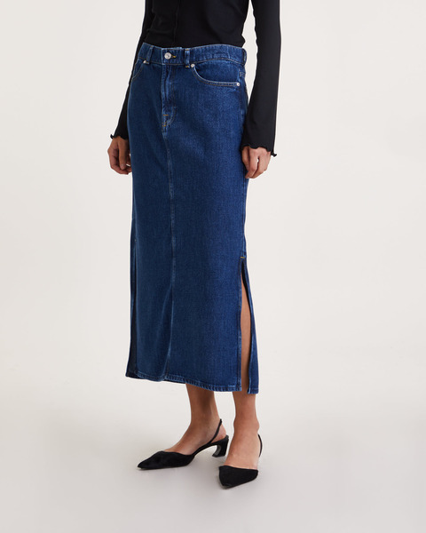 Skirt Maxi Bluenote Blå 1
