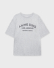 Anine Bing T-Shirt Cohen Tee Los Angeles Stencil Grey melange M