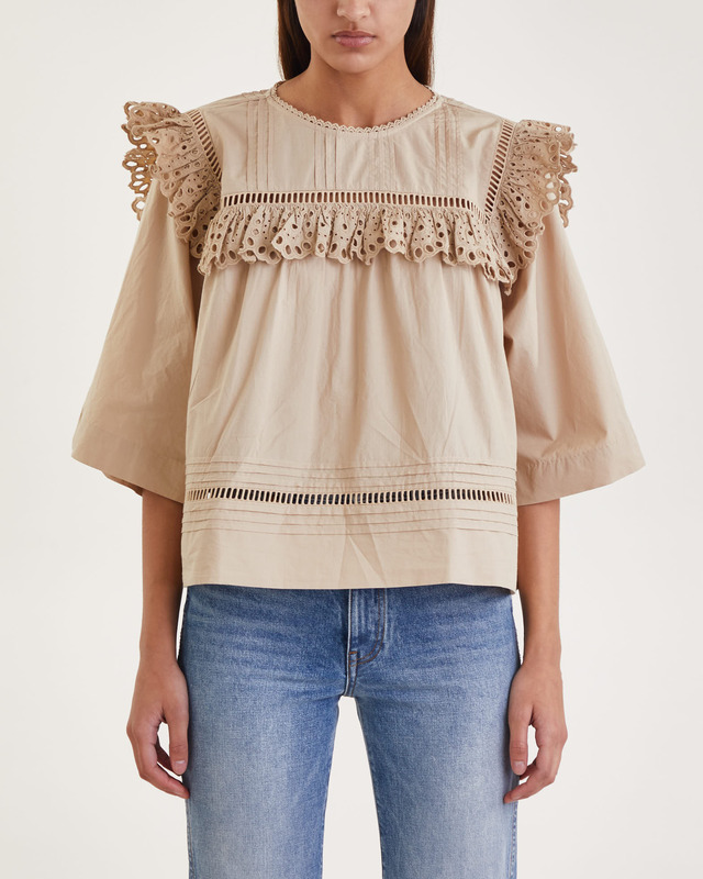 Skall Studio Blouse Asha Tee Beige 34